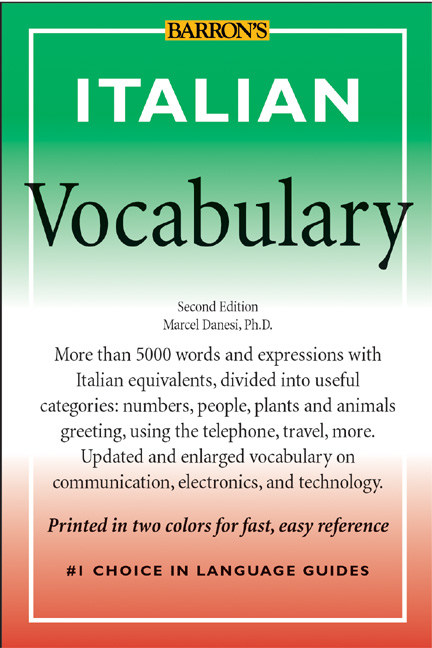 Title details for Italian Vocabulary by Marcel Danesi - Available